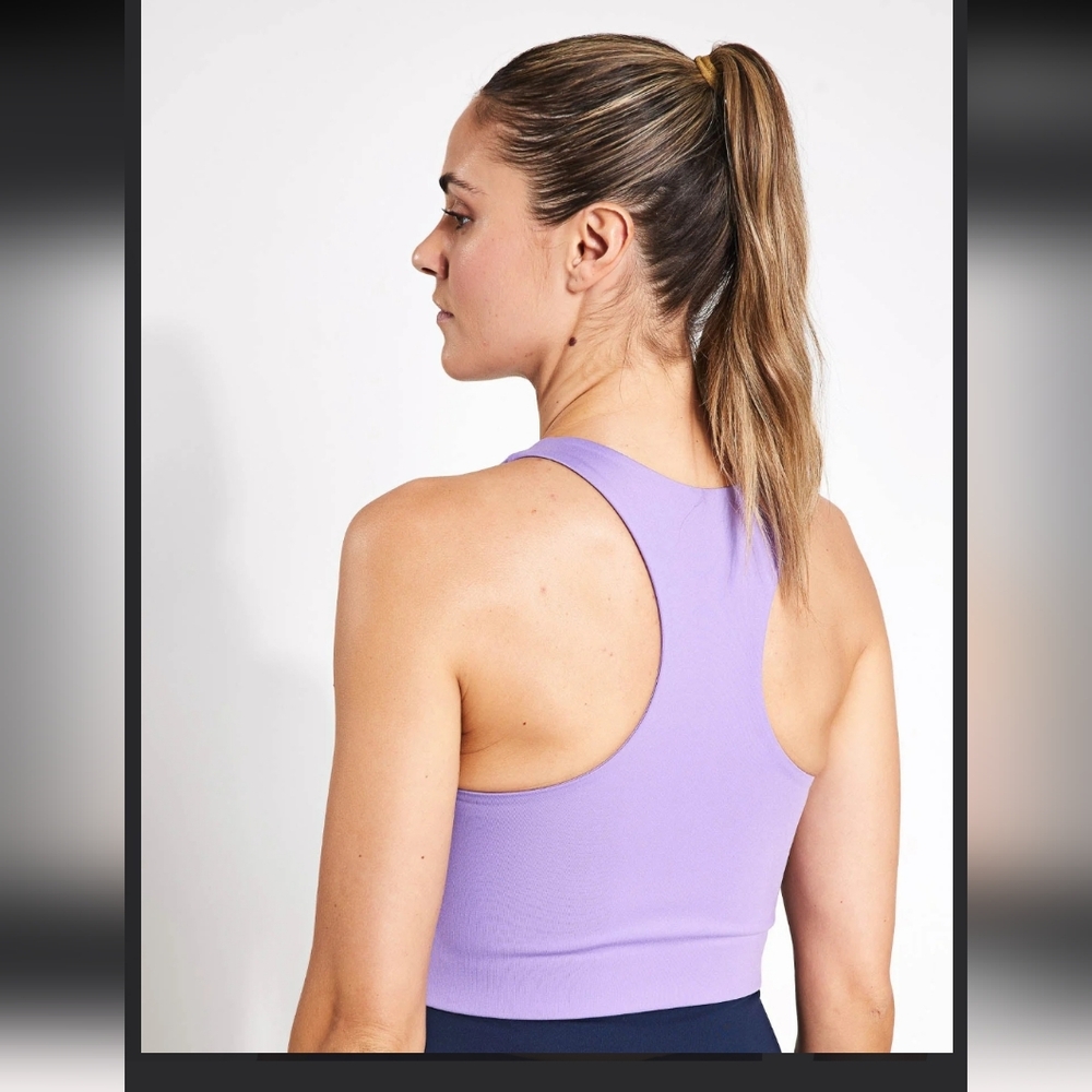 Girlfriend Collective Purple Sports Bra